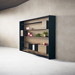 Outline 办公室书架/开放式木制书架 Bruno Fattorini & Robin Rizzini  FANTONI家具品牌