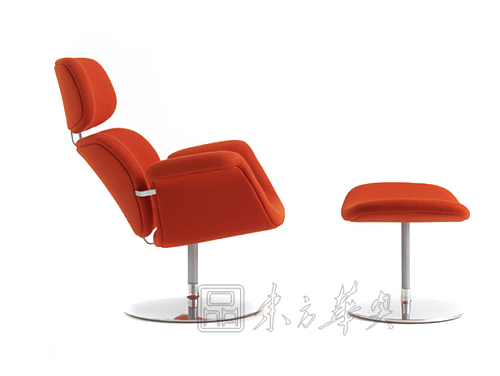 Modern Chair|Fabric Leisure Chair|Office Furniture|Leisure Chair|躺椅,休闲椅,布面休闲椅 CG-Paulin-03