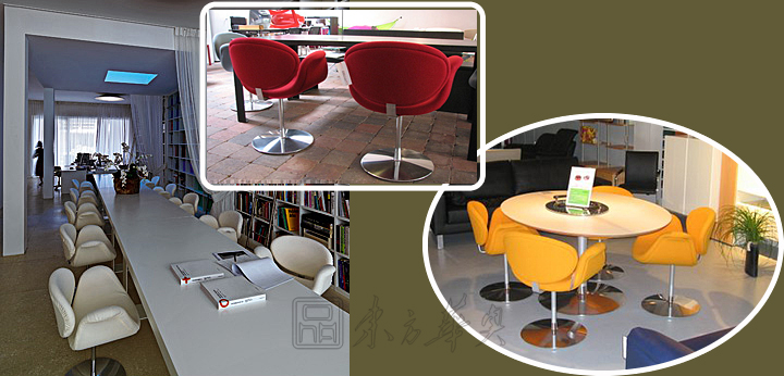 现代经典休闲椅|布面休闲椅|办公家具|休闲椅|天鹅椅,布面会议椅,郁金香椅